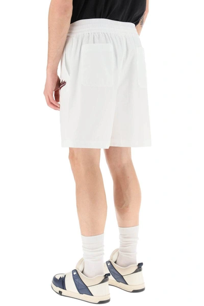 Shop Valentino Bermuda With Incorporated Boxer Detail In White