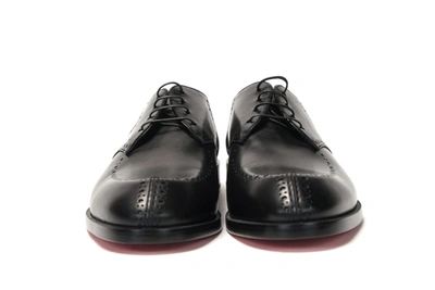 Shop Christian Louboutin Black A Mon Homme Flat Calf Men's Shoes
