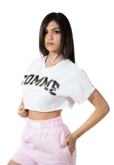 Shop Comme Des Fuckdown Pink Cotton Women's Short