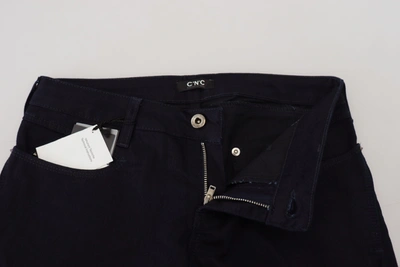 Costume National Black Low Waist Skinny Women Denim Jeans In Black