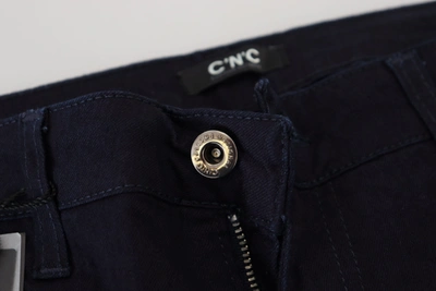 Costume National Black Low Waist Skinny Women Denim Jeans In Black