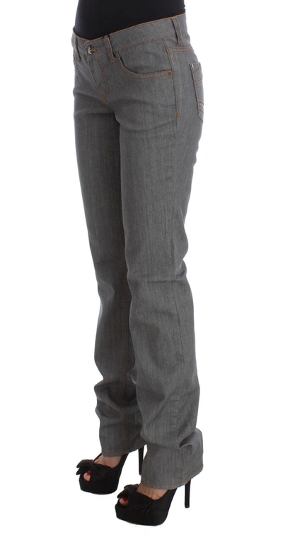 Shop Costume National Gray Cotton Regular Fit Denim Women's Jeans