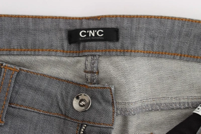 Shop Costume National Gray Cotton Regular Fit Denim Women's Jeans
