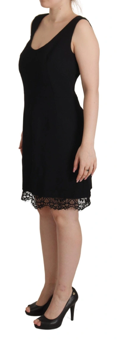 Shop Dolce & Gabbana Elegant Sleeveless A-line Mini Women's Dress In Black