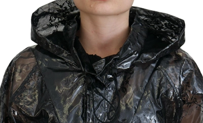 Shop Dolce & Gabbana Elegant Designer Black Nylon Pullover Women's Jacket