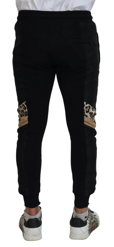 Shop Dolce & Gabbana Elegant Black Jogger Pants For The Modern Men's Man