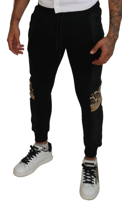 Shop Dolce & Gabbana Elegant Black Jogger Pants For The Modern Men's Man