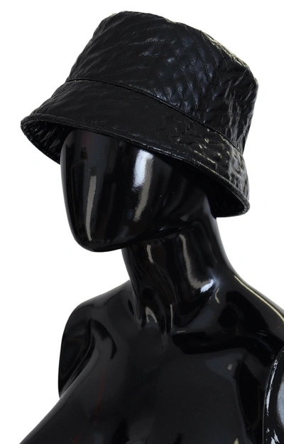 Shop Dolce & Gabbana Elegant Black Bucket Women's Cap