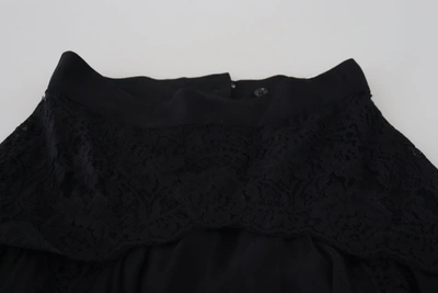 Dolce & Gabbana Dolce&gabbana Women Lace Midi Skirt In Black