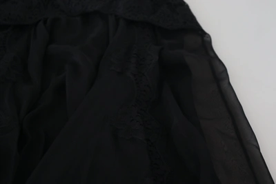Dolce & Gabbana Dolce&gabbana Women Lace Midi Skirt In Black