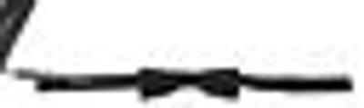 Dolce & Gabbana Black Silk Patterned Neck Papillon Accessory Bow Tie In Black