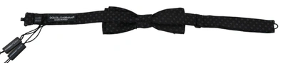 Shop Dolce & Gabbana Elegant Silk Black Bow Tie For Men's Men