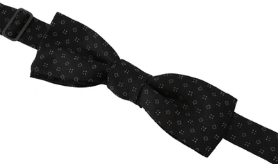 Shop Dolce & Gabbana Elegant Silk Black Bow Tie For Men's Men