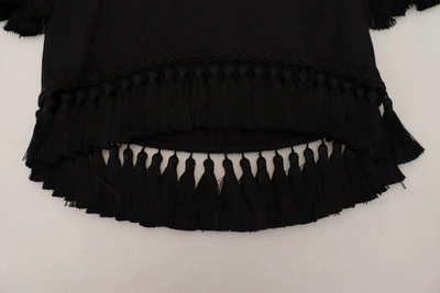 Shop Dolce & Gabbana Elegant Black Cotton Short Sleeve Women's Tee