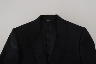 Shop Dolce & Gabbana Elegant Martini Style Black Formal Men's Blazer