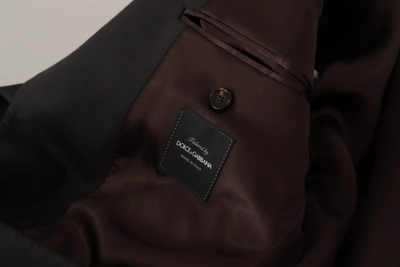 Dolce & Gabbana Black Wool Single Breasted Blazer V In Black