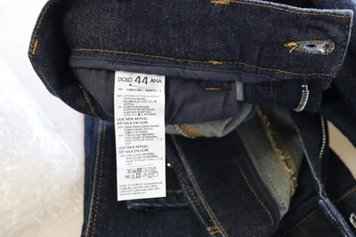Dolce & Gabbana Elevate Your Denim Game With High Waist Skinny Jeans In Blue