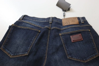 Dolce & Gabbana Elevate Your Denim Game With High Waist Skinny Jeans In Blue