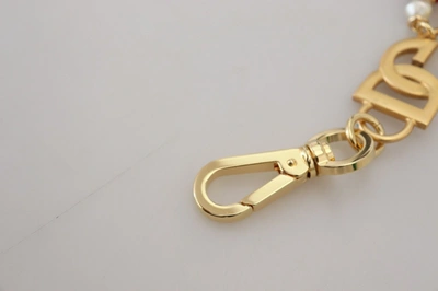 Shop Dolce & Gabbana Elegant Gold Tone Chain Women's Belt