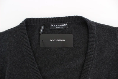 Shop Dolce & Gabbana Gray Cashmere Sweater Pullover Women's Wrap