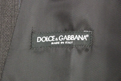 Shop Dolce & Gabbana Elegant Striped Gray Dress Men's Vest