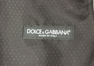 Shop Dolce & Gabbana Elegant Gray Wool Blend Dress Men's Vest