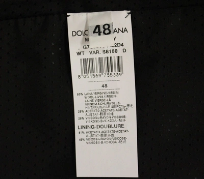 Dolce & Gabbana Elegant Gray Wool Blend Dress Men's Vest In Gray