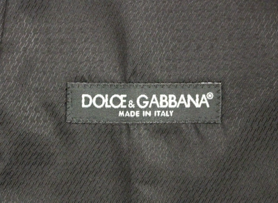 Shop Dolce & Gabbana Gray Wool Formal Dress Vest Gilet Men's Weste