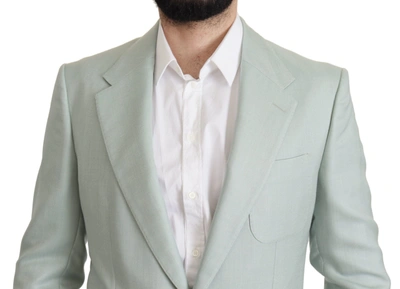 Dolce & Gabbana Green Cashmere Jacket Blazer Jacket In Green