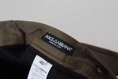 Dolce & Gabbana Green Chinos Cotton Casual Men's Shorts In Green