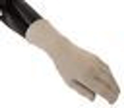 Dolce & Gabbana Ivory Cashmere Silk Hands Mitten S Gloves In White