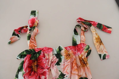 Shop Dolce & Gabbana Elegant Floral Print Sleeveless Tank Women's Top In Multicolor
