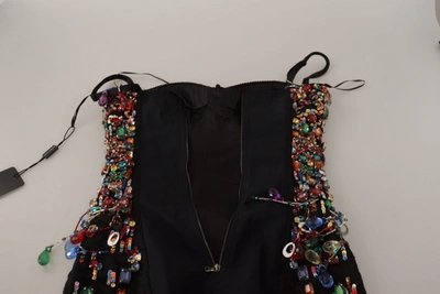Shop Dolce & Gabbana Multicolor Sleeveless Bustier Jeweled Spring Women's Top