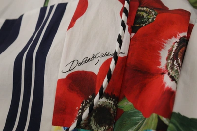 Shop Dolce & Gabbana Multicolor Patchwork Kaftan Women's Dress