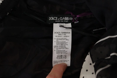 Shop Dolce & Gabbana Elegant Patchwork Midi Silk Blend Women's Dress In Multicolor