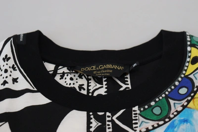 Dolce & Gabbana Multicolor Printed Women Exclusive Shirt Top In Multicolor