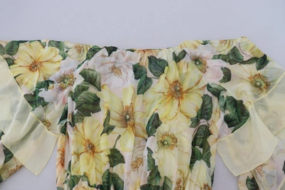 Dolce & Gabbana Elegant Silk Floral Maxi Dress In Multicolor
