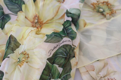Dolce & Gabbana Elegant Silk Floral Maxi Dress In Multicolor