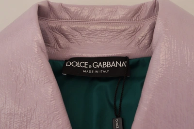 Shop Dolce & Gabbana Chic Purple Cropped Jacket - A Style Women's Statement