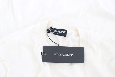 Shop Dolce & Gabbana Elegant White Cashmere Women's Sweater