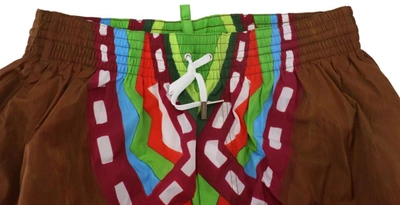 Shop Dsquared² Multicolor Print Swim Shorts Boxer Men's Style