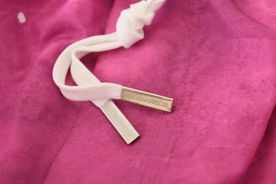 Shop Dsquared² Pink Tie Dye Swim Shorts Men's Boxer