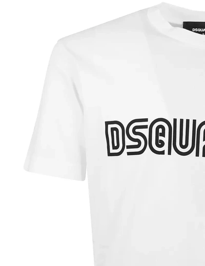 Shop Dsquared² Elevated Classic White Cotton Men's Tee