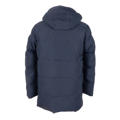 Emilio Romanelli Blue Polyester Jacket In Blue