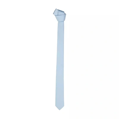 Shop Emilio Romanelli Elegant Silk Sky-blue Men's Slim Men's Tie In Light Blue
