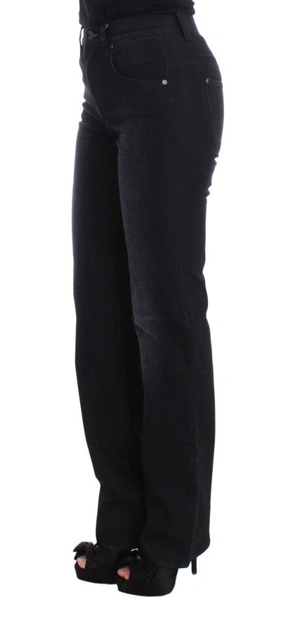 Ermanno Scervino Chic Slim Fit Bootcut Denim Women's Jeans In Blue