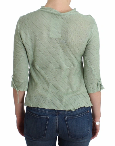 Shop Ermanno Scervino Chic Green Knitted Top – Ethereal Women's Elegance
