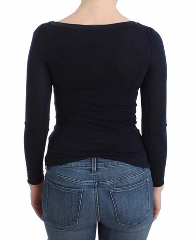 Ermanno Scervino Women   Lingerie  Top Blouse Jumper Lace Rayon In Blue