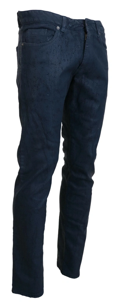 Shop Exte Chic Tapered Blue Denim Men's Jeans
