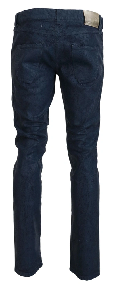 Shop Exte Chic Tapered Blue Denim Men's Jeans